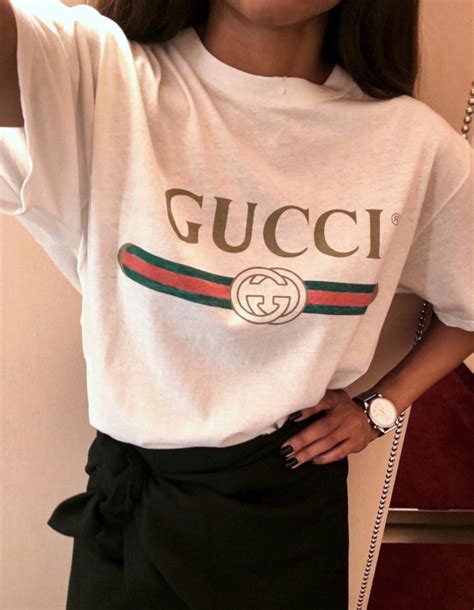 tee shirt femme gucci|genuine gucci t shirts.